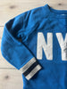 Gap Kids Blue Embroidered NYC Sweatshirt