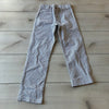 Gymboree Gray Seersucker Ticking Interior Adjustable Waist Button Tab Pants