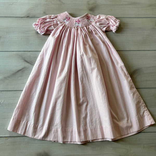 Secret Wishes Pink Lamb Smocked Dress