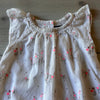 Baby Gap Bright Pink White Floral Dress