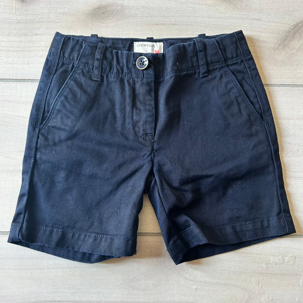 Crewcuts Navy Interior Adjustable Button Tab Shorts