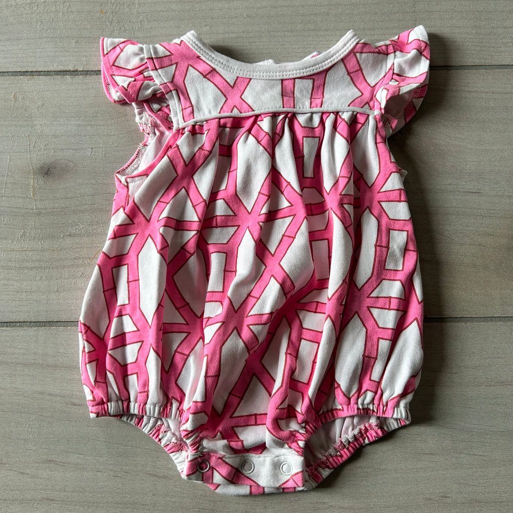 Posh Pickle Company Pink Bubble Romper