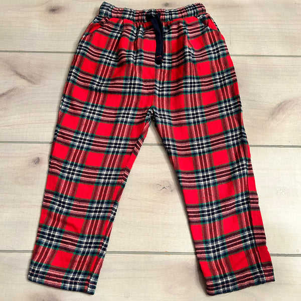 Mini Boden Plaid Drawstring Waist Pants