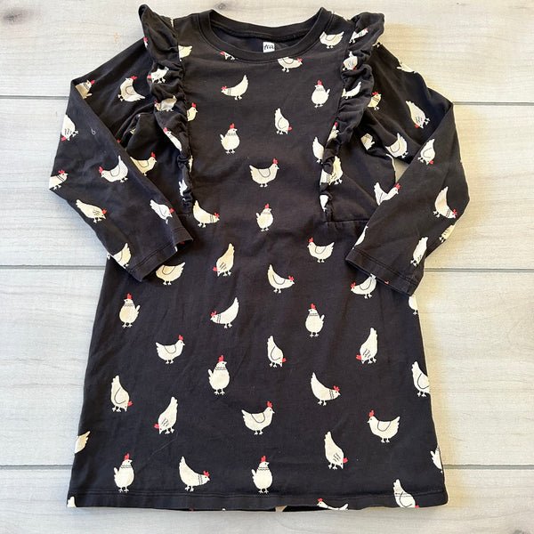 Tea Collection Chicken Pattern Dress