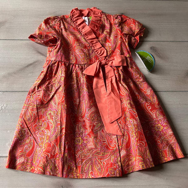 NWT Classic Whimsy Orange Paisley Dress