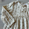 Zara Baby Cream Cotton Long Sleeve Dress