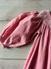 Mom & Me Pink Corduroy Smocked Dress