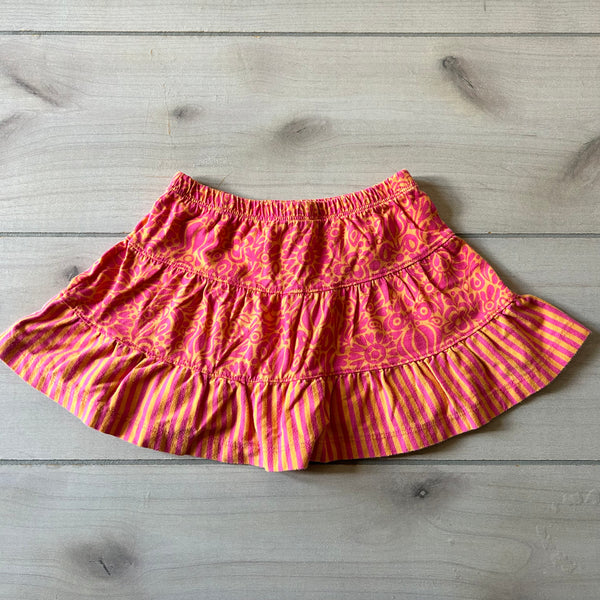 Hanna Andersson Orange Paisley Skort