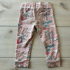 Baby Boden Forest Friends Mauve Drawstring Waist Leggings