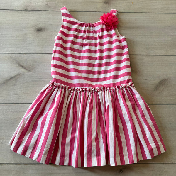 Janie & Jack Pink Striped Dress