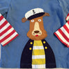 Baby Boden Sailor Bear Applique Shirt