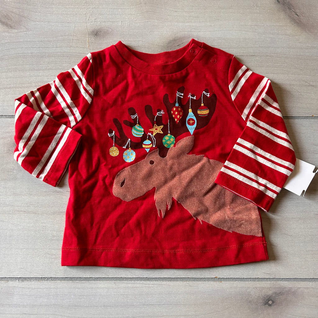 NWOT Hatley Reindeer Holiday Shirt