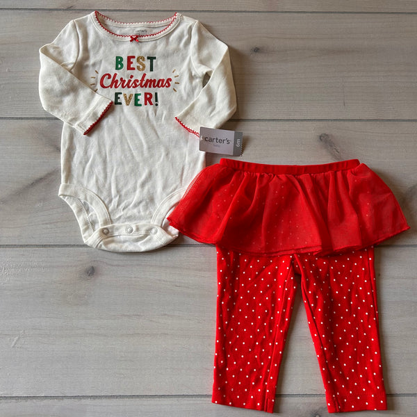 NWT Carter's Best Christmas Ever Outfit