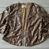 Joyfolie Mia Joy Gold Sequins Open Cardigan