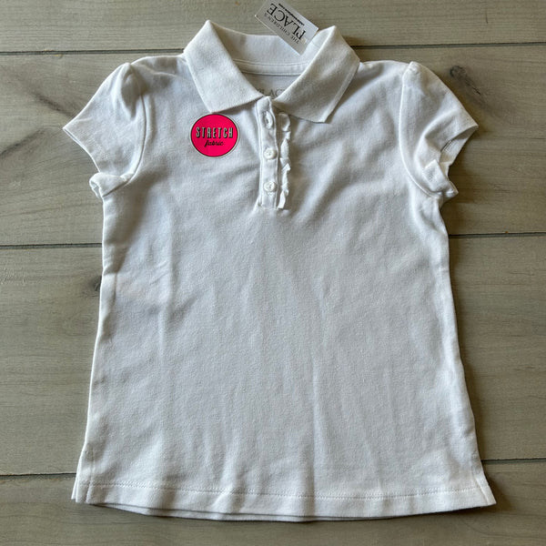 NWT Children's Place White Polo Shirt