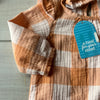 NWT Mud Pie 100% Cotton Orange Muslin Romper & Headband