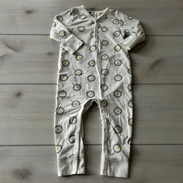 Monica & Andy Egg Pattern Organic Cotton Romper