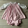 NWOT Petit Ami Pink Corduroy Smocked Dress & Shortie Bloomers