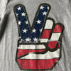 NWT Peek Patriotic Peace Sign Graphic Tee Shirt