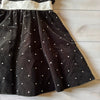 Gymboree Black & Cream Dot Velour Dress