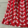 Hanna Andersson Red Butterfly Print Cotton Dress