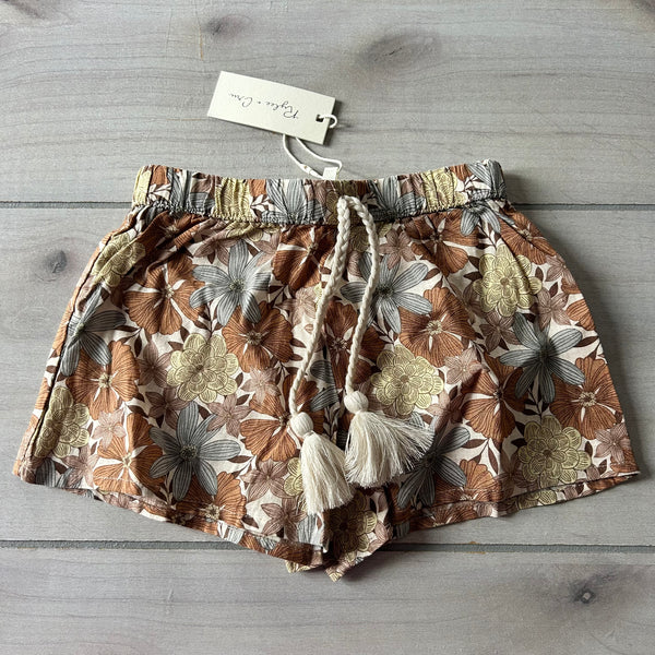 NWT Rylee & Cru Floral Drawstring Shorts