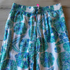 Lilly Pulitzer Blue Tropical Pull On Pant