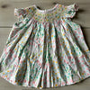 Delaney Tulip Pattern Smocked Dress & Bloomer