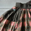 NWT Matilda Jane Brown & Peach Plaid Skirt