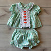 Cecil and Lou Gingham Pumpkin Smocked Outfit