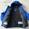 NIKE Blue Hooded Puffer Jacket