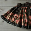 NWT Matilda Jane Brown & Peach Plaid Skirt