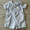 Petit Ami Blue Sailor Style Romper