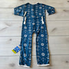 NWT Kickee Pants Anchor Pattern Back Flap Bamboo Sleeper Romper