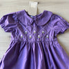 NWT Lil Cactus Purple Collared Floral Embroidered Dress