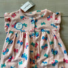 NWT Carter's Pink Butterfly Bubble Romper