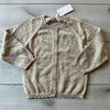 NWT Jamie Kay Organic Cotton Abigail Knitted Heart Pattern Cardigan Sweater