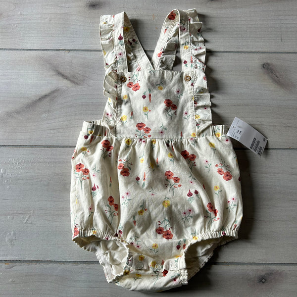 NWT H&M Floral Crossback Bubble Romper