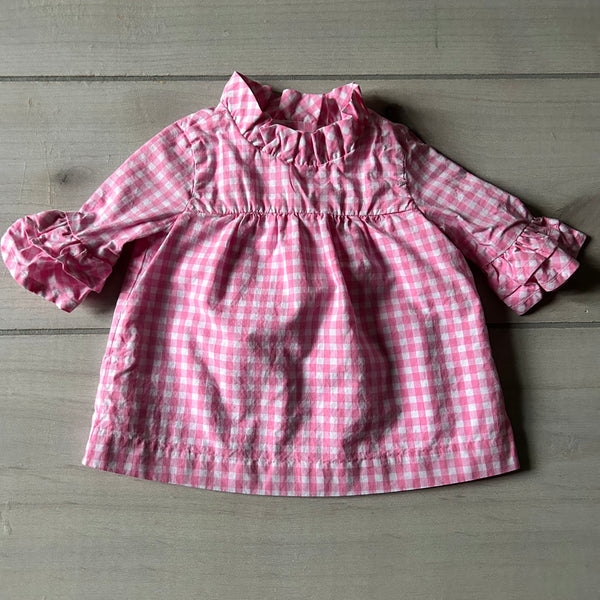 Janie & Jack Pink Gingham Dress