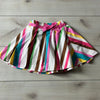 Mini Boden Striped Elastic Waist Skirt