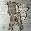 NWT Carter's Elephant Pattern Outfit Bundle