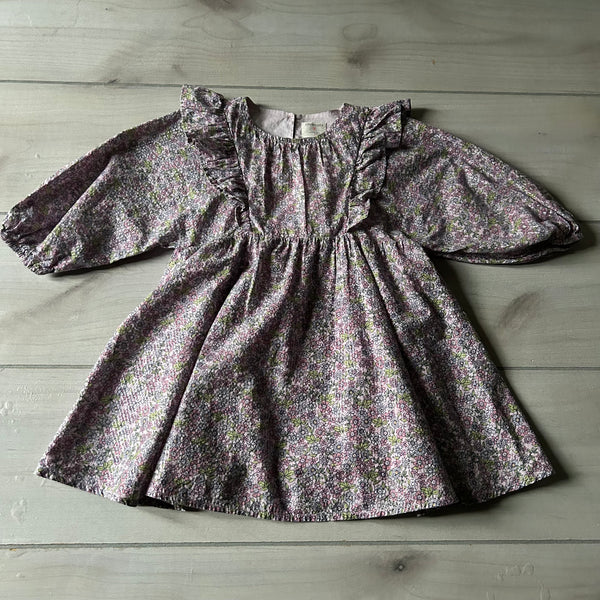 Crewcuts Orchid Sparkle Floral Dress