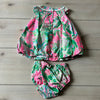 Lilly Pulitzer Tropical Floral Bubble Bottom Dress & Bloomer