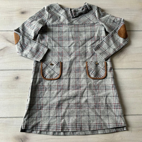 NWOT Hope & Henry Plaid Organic Cotton Pocket Dress