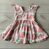 Monica & Andy Strawberry Print Organic Cotton Dress