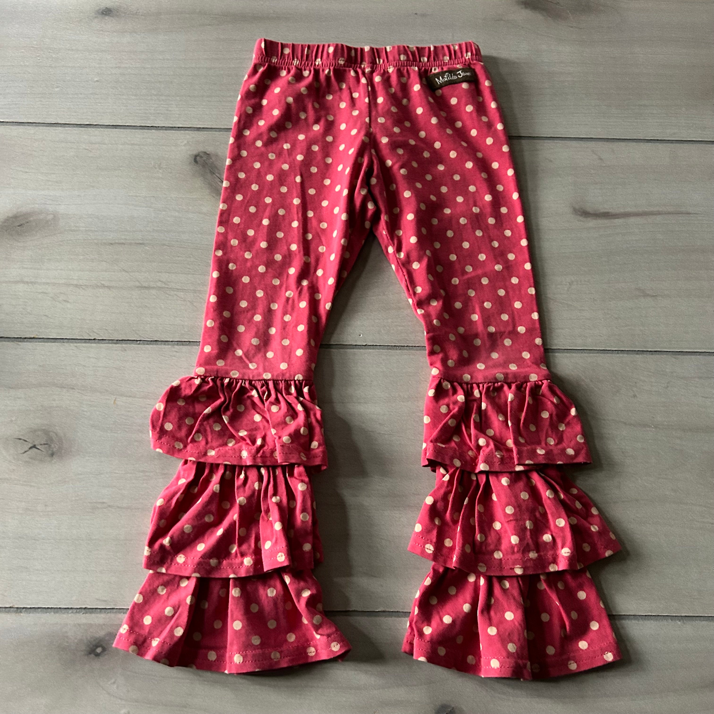 NWT Matilda Jane Pink Acorn Polka Dot Leaf Outfit Sweet Pea & Teddy NWT Matilda Jane Pink Acorn Polka Dot Leaf Outfit Sweet Pea & Teddy