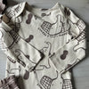 NWT Carter's Elephant Pattern Outfit Bundle