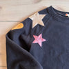 Jcrew Crewcuts Navy Star Applique Sweatshirt