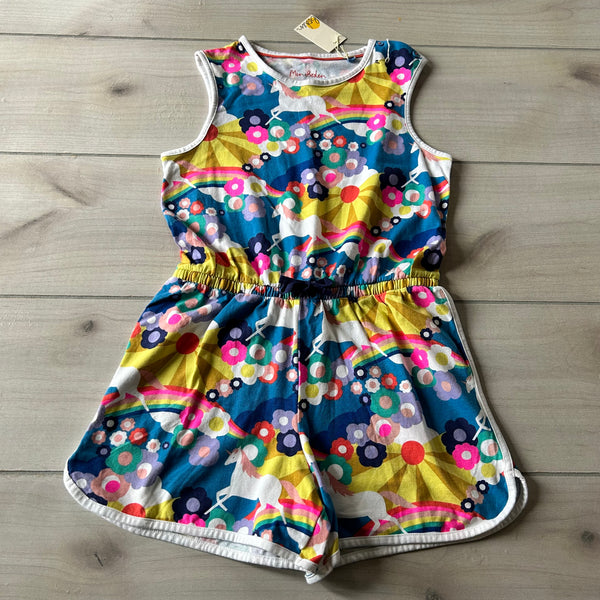 NWT Mini Boden Rainbow Short Romper