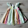 NWT Baby Gap Linen Striped Dress & Bloomer